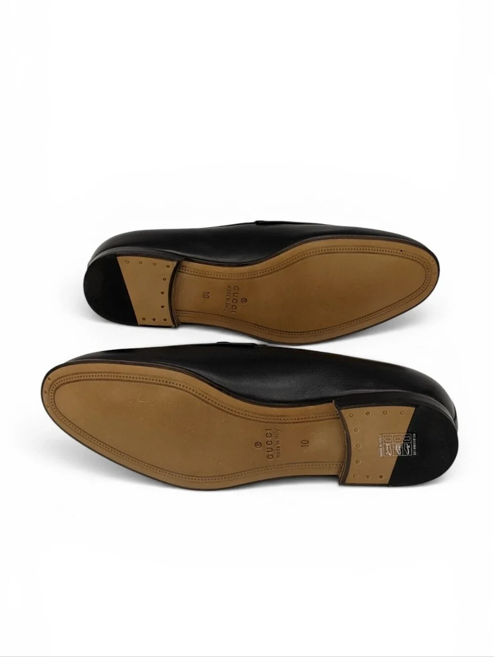 Gucci Mens Silver Jordaan Loafers Size 10.5 Us (10 Gucci) New With Box